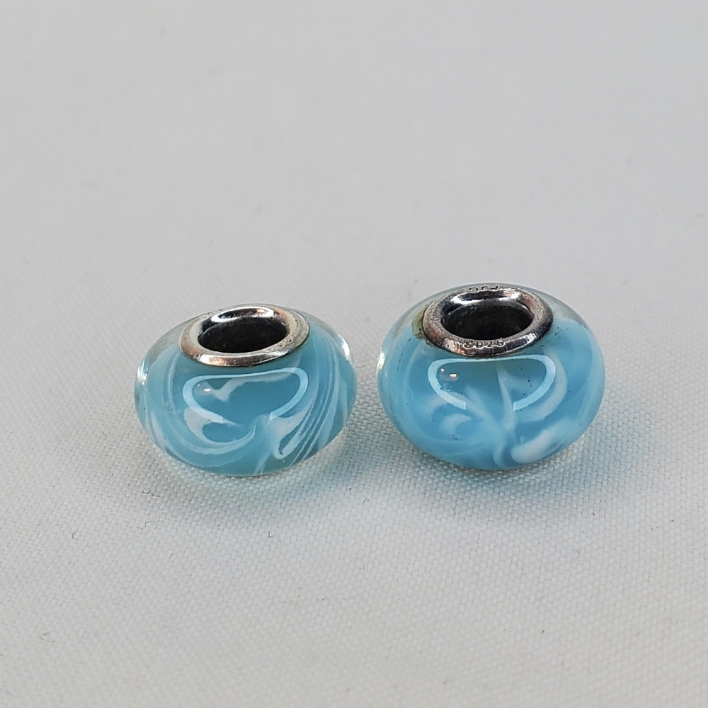 Blue Glass Beads